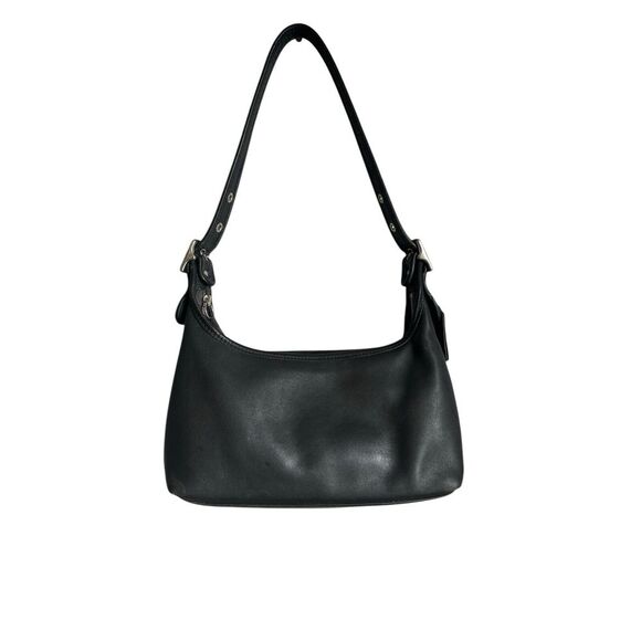 Vintage Coach Small Legacy 9059 Hobo Shoulder Bag Gray/Nickle Rare Y2K Baguette - Picture 9 of 14